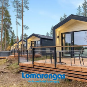 Lake resort, ulkoporeallasmökki