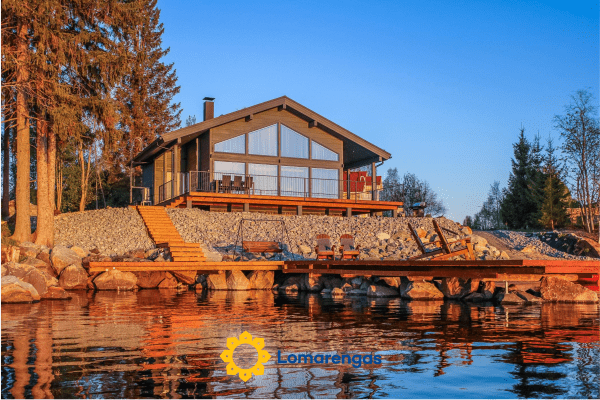 Lakeside villa